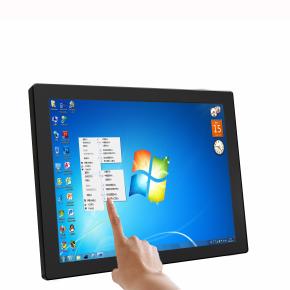 17 inch true flat panel touch screen monitor