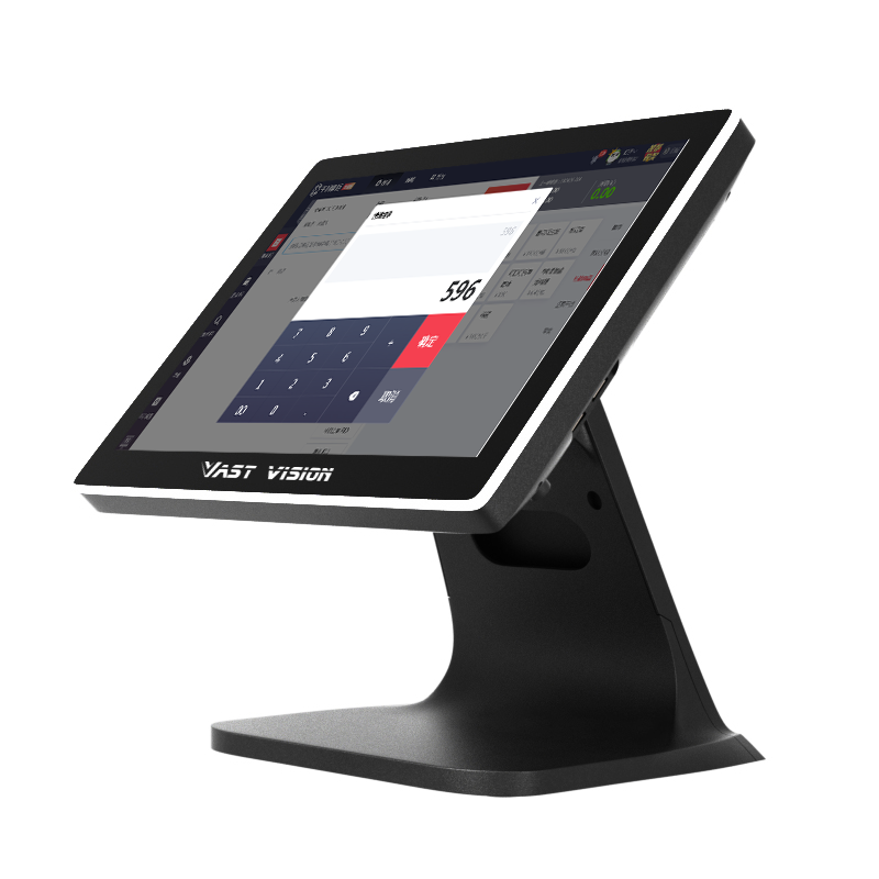 15 inch all in one single screen epos terminal