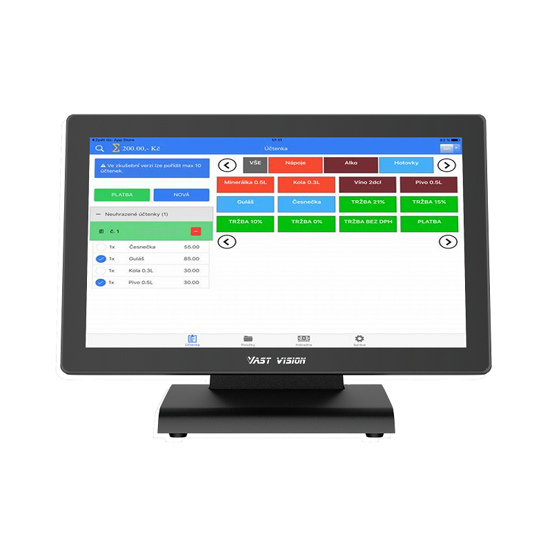 15.6 inch point of sale android pos solution