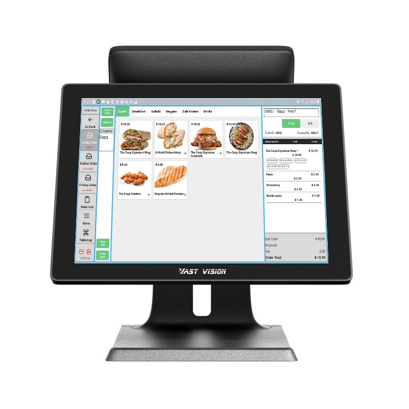 android 11 pos terminal 15 inch point of sale