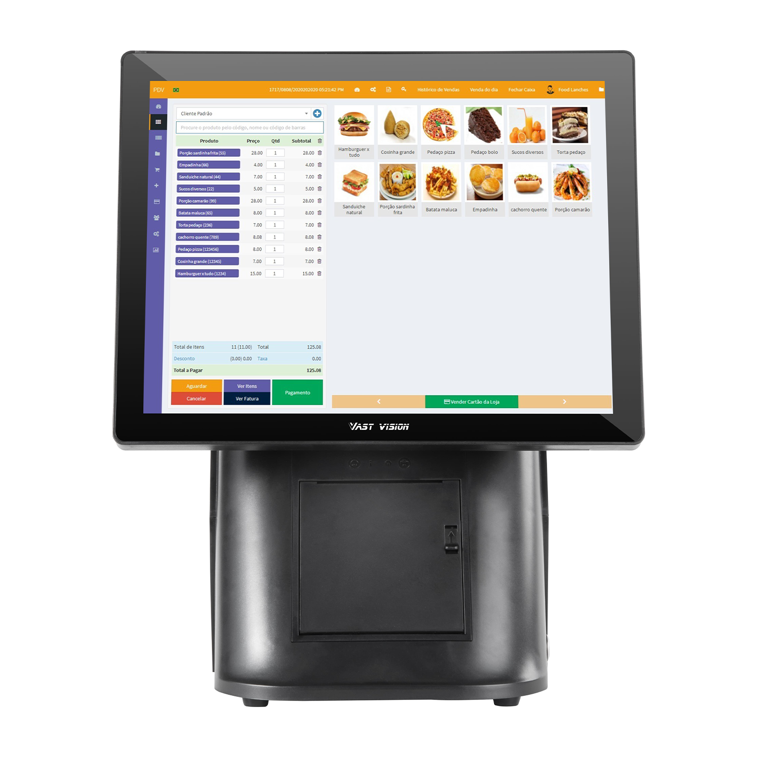 15 inch order system point of sale system