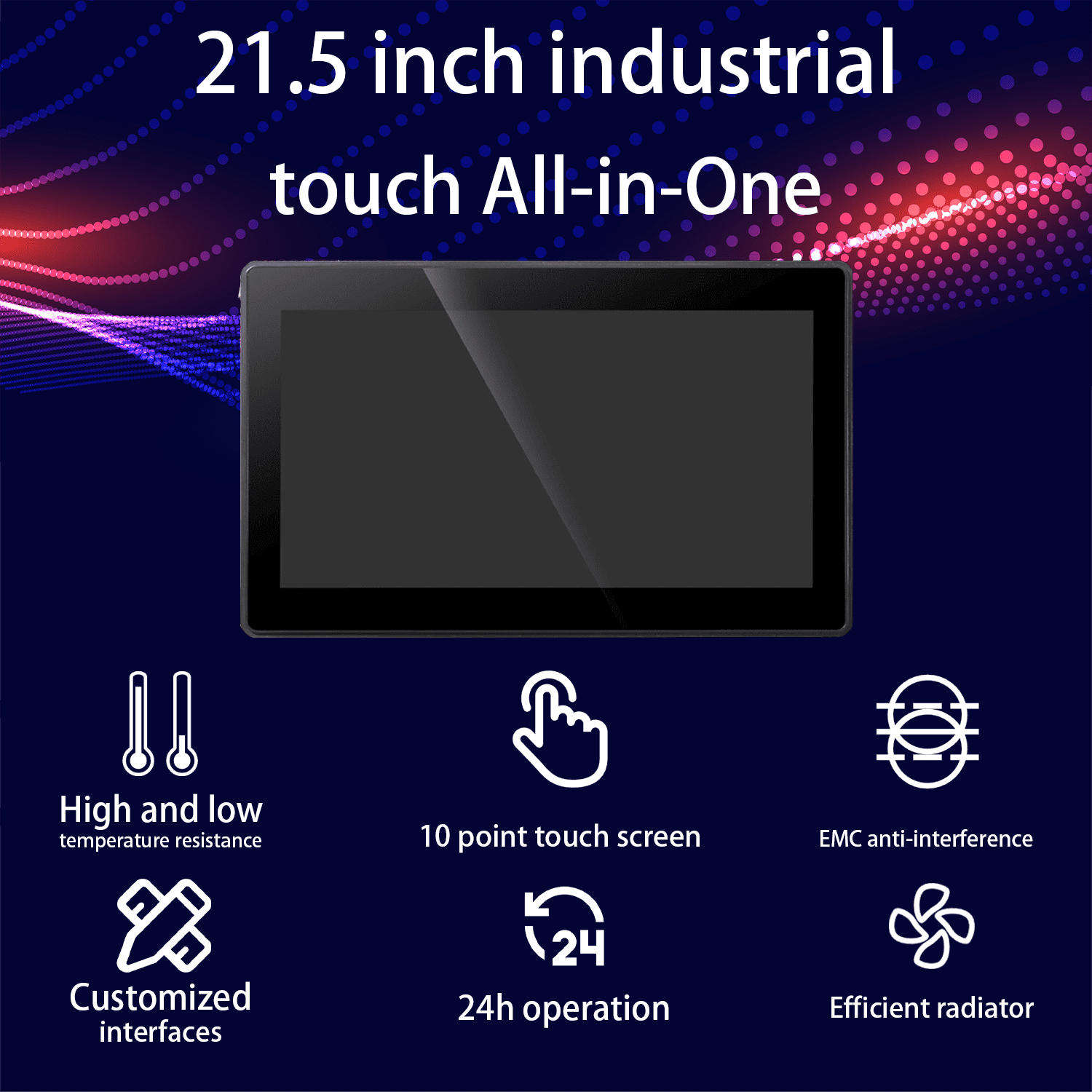 21.5 inch Industrial open frame monitor Embedded ipc pcap touch screen industrial ip65.png