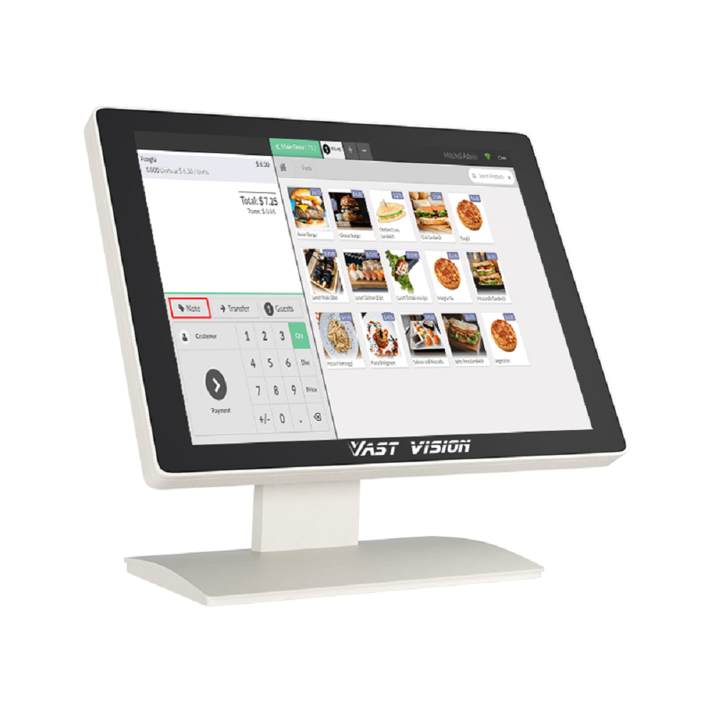 15 inch touch screen pos terminal machine