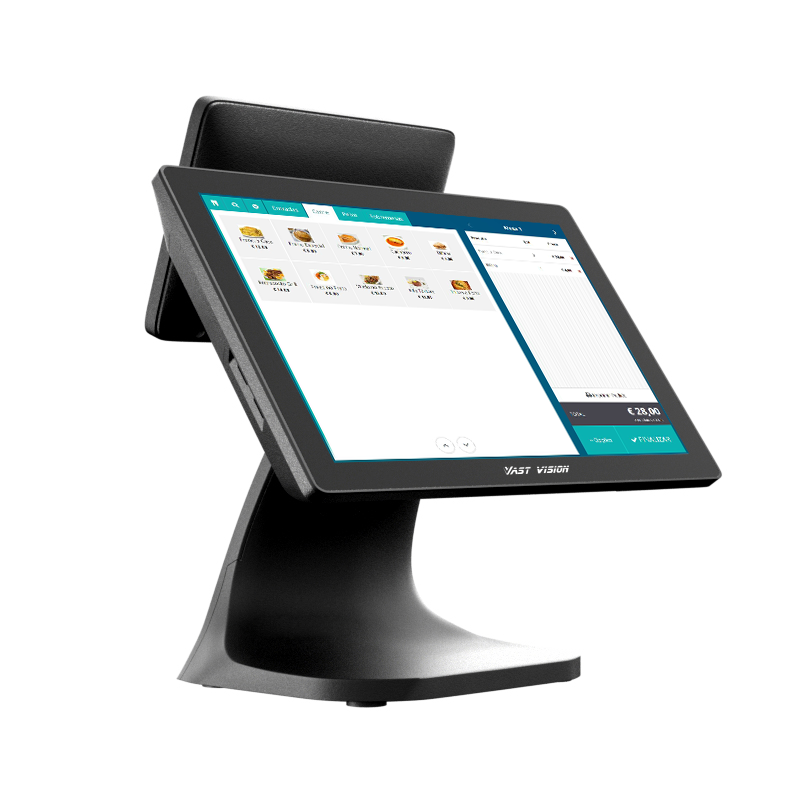 15.6 inch pos terminal dual screen