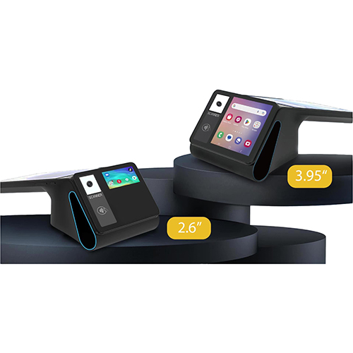 Dual-screen handheld cash register printer, restaurant handheld cash register