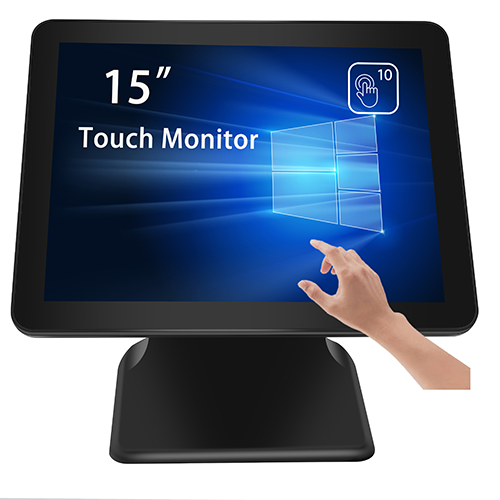 15 inch POS projective capacitive touch screen monitor 