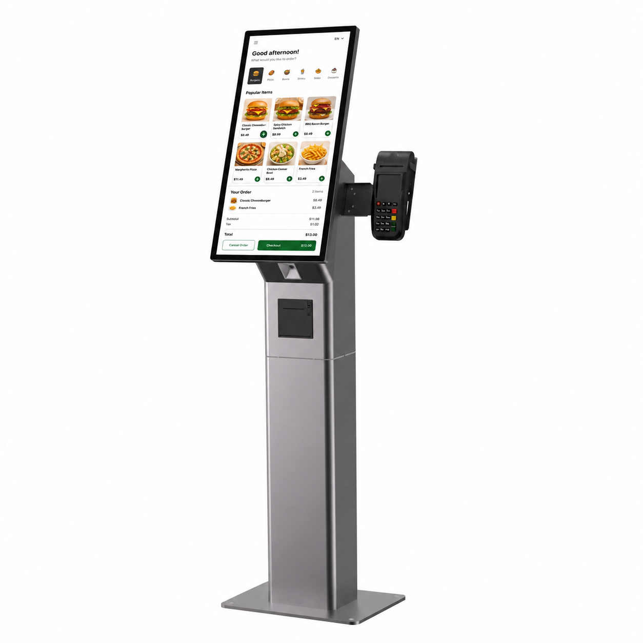 touch screen interactive Payment kiosk Self-pay kiosk