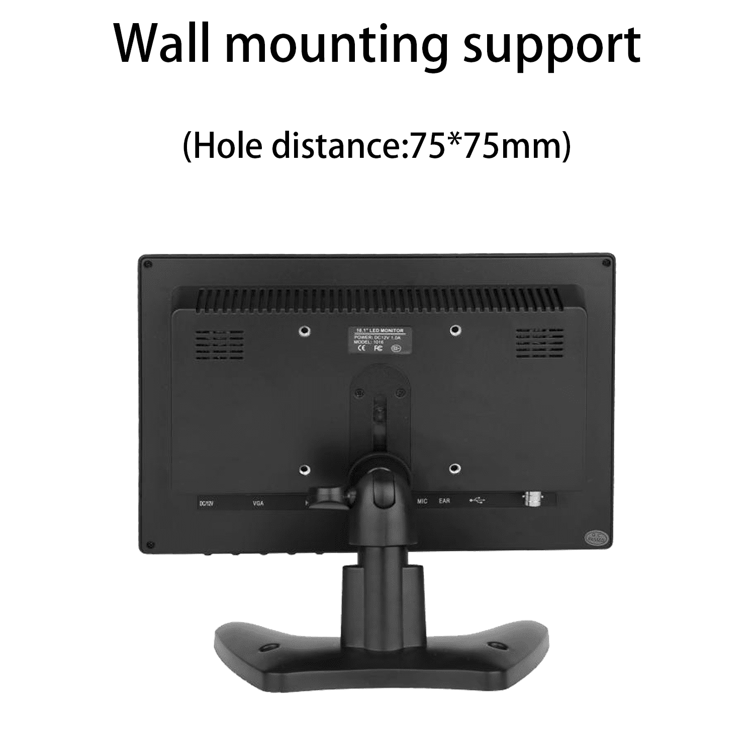 10.1 inch monitor HDMI high-definition monitoring IPS LCD screen car monitoring display6.png